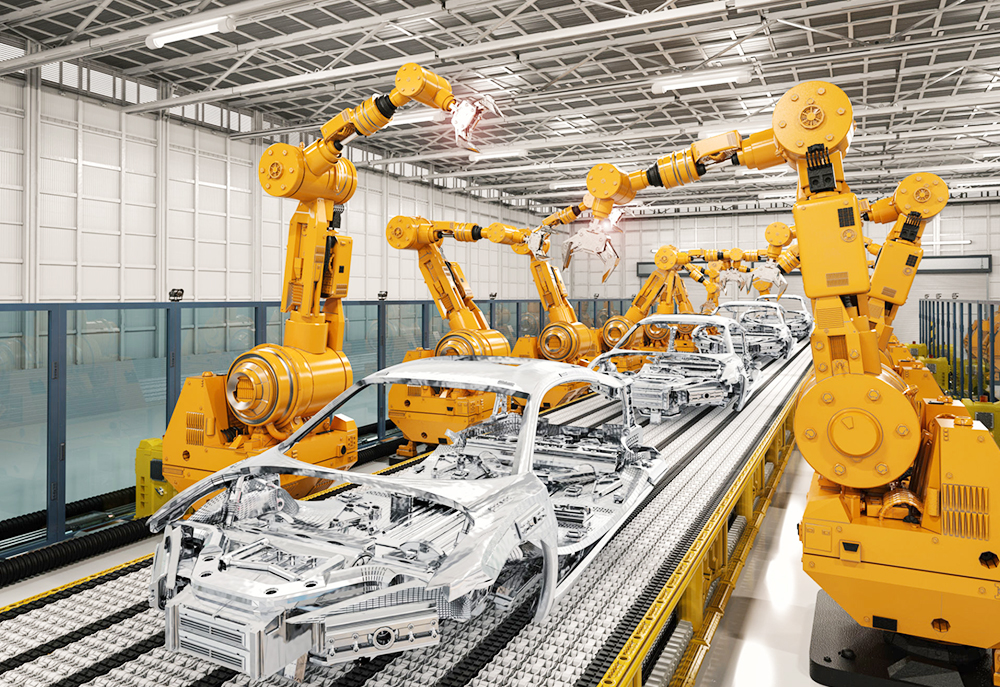 Production automobile